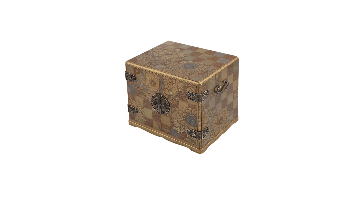 A miniature cabinet 